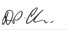 Derek Carter signature