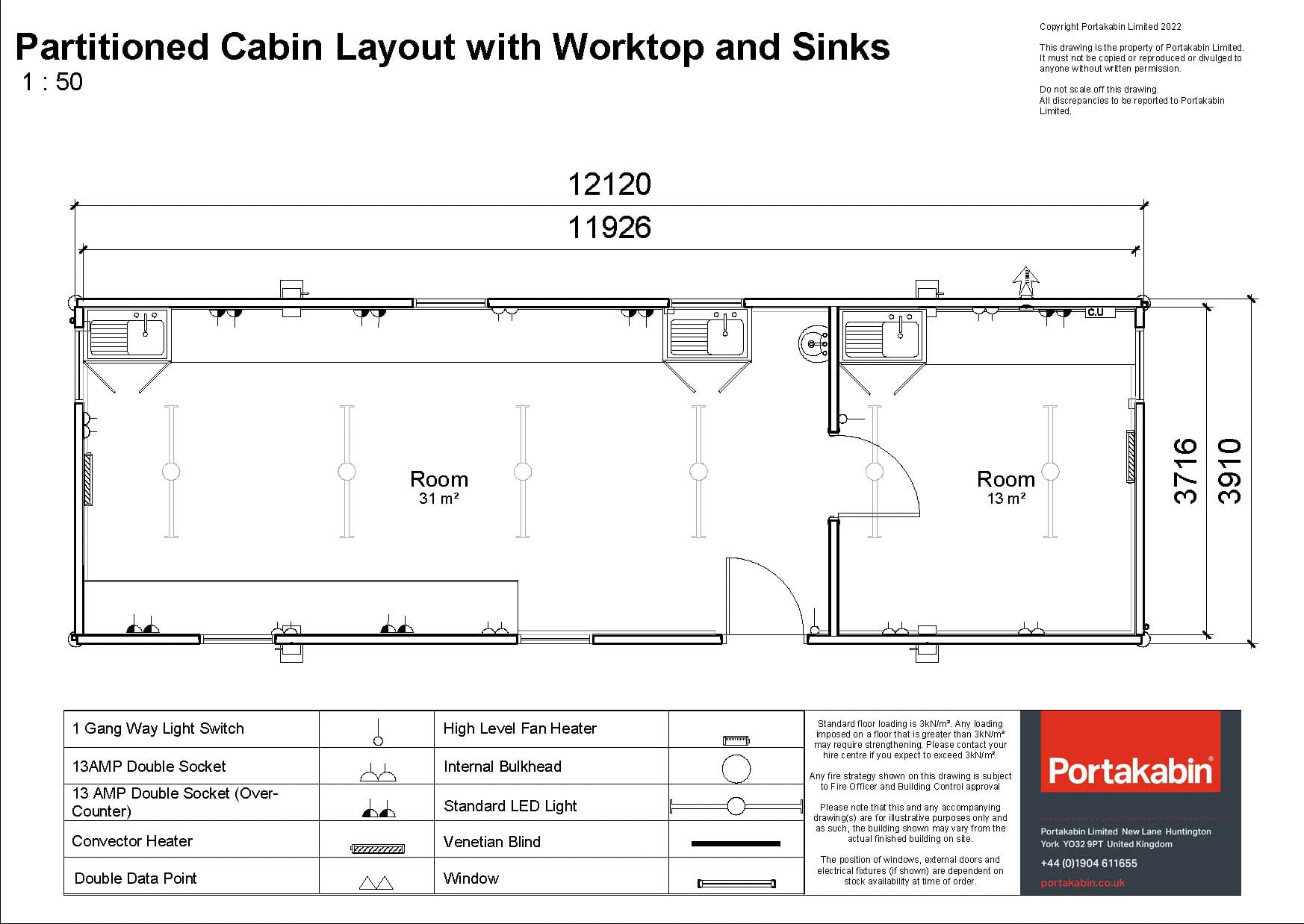 2 Room Office | Portakabin®